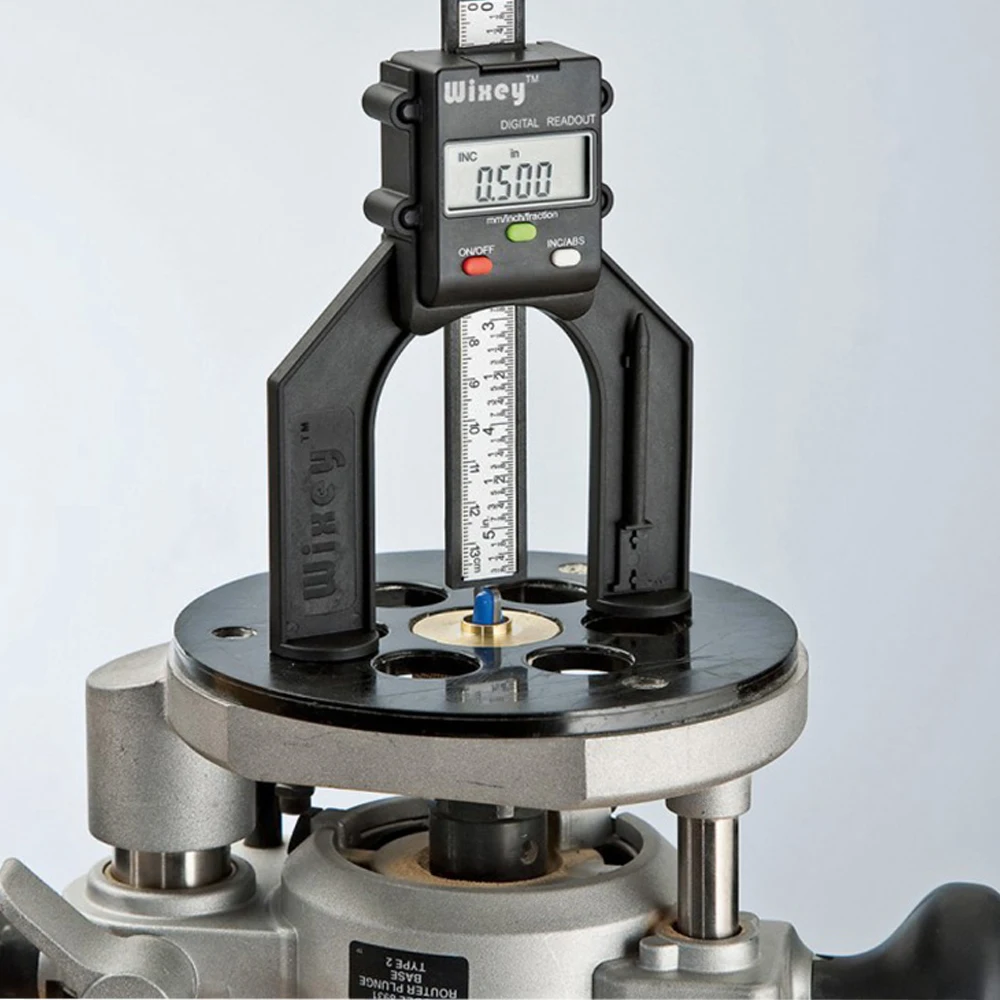 Измеритель глубины инструмент для тонкой деревообработки прецизионный измерительный прибор 0-80 мм цифровой протектор ЖК магнитные ножки