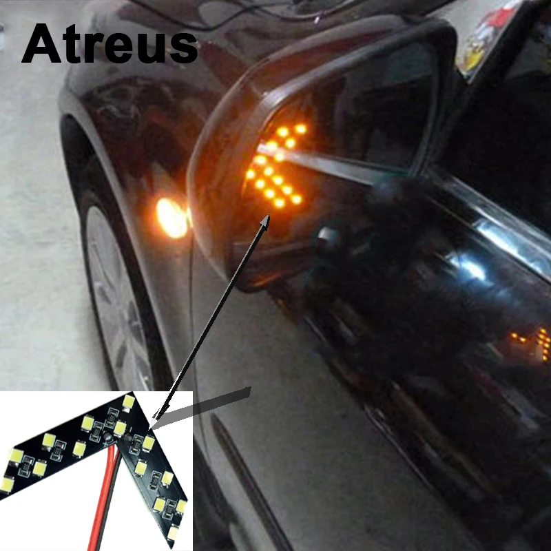 2pcs Car-styling Turning Signal Indicator Light For Bmw e46 e39 e60 e90 Ford focus 2 3 h7 led Volkswagen Passat b5 b6 golf 4 vw for volkswagen vw passat b6 3c2 2005 2010 led car styling side mirror with indicator turn signals lights 1k0 949 101 102