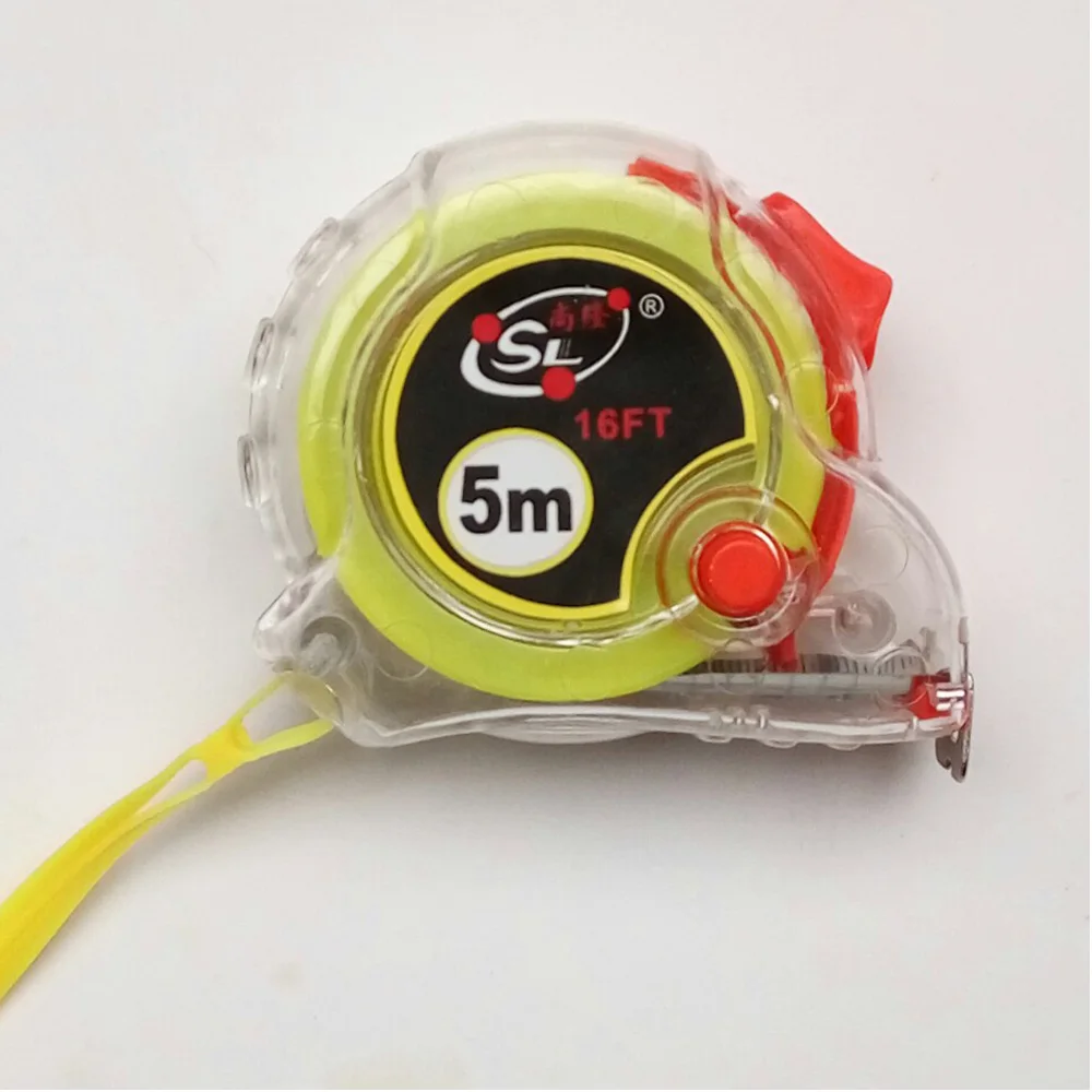 5M Stainless Retractable Steel Tape Measures ruler flexible Tape