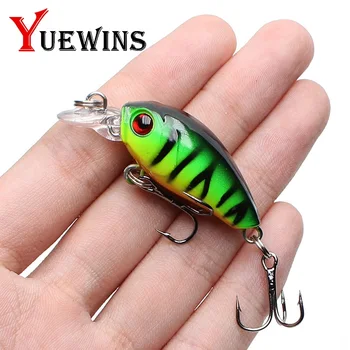 

Yuewins Mini Crankbait Fishing Lure 45mm 4.1g Topwater Artificial Japan Hard Bait Minnow Swimbait Trout Bass Carp Fishing QA267