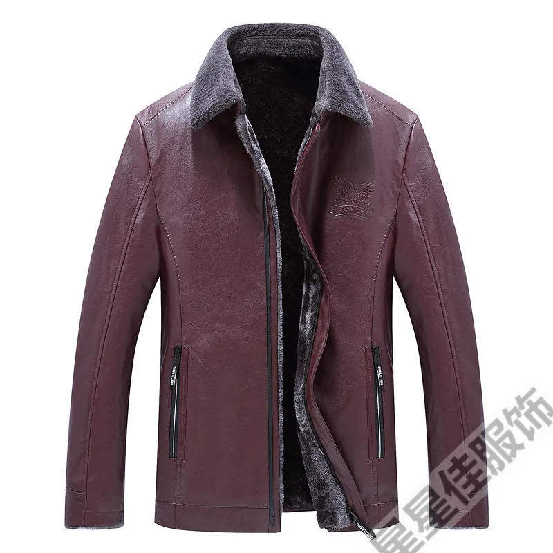 Большие размеры 10XL 8XL 6XL зимние мужские Куртки из натуральной кожи брендовая одежда винно-красная черная овчина куртка и пальто с шерстяным воротником