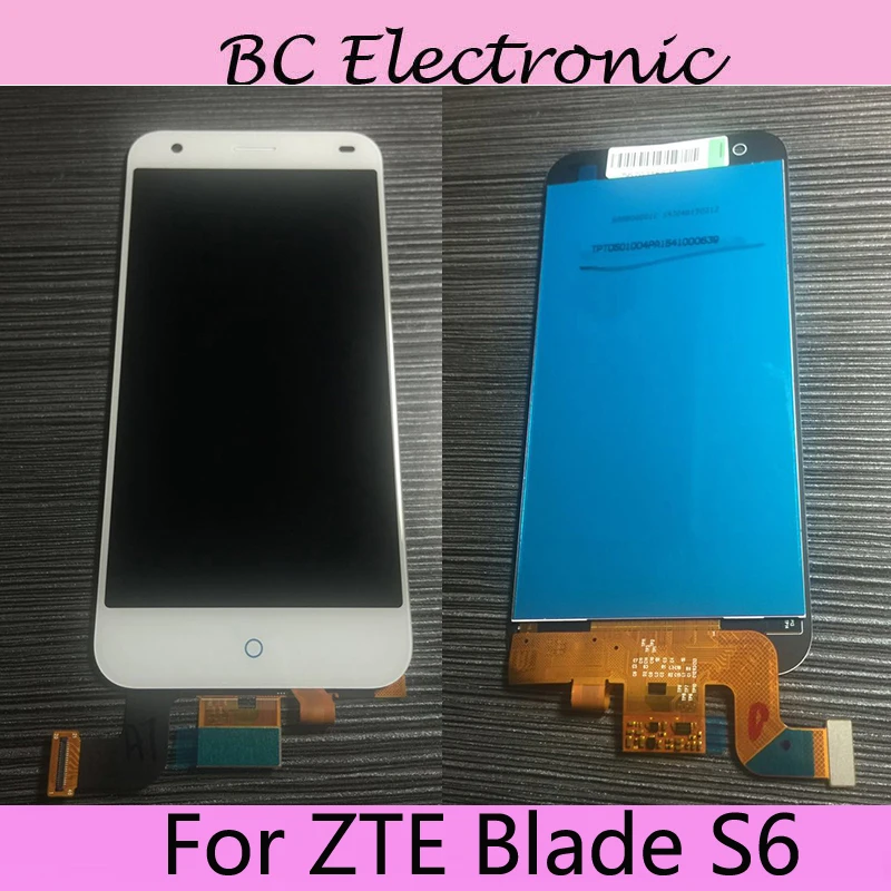 For ZTE Blade S6 S 6 LCD Screen 100 Original LCD Display Touch Screen Assembly Replacement