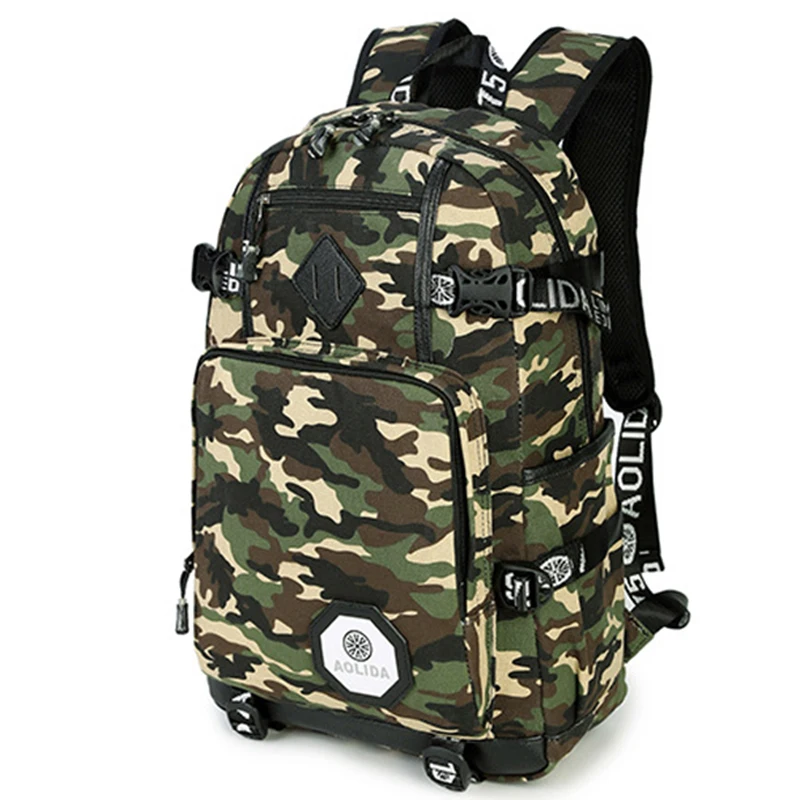 

Man Backpack Large Capacity School Shoulder Computer Backpacks Camouflage Canvas Backpacks For Men Travel Laptop Backpack BG010