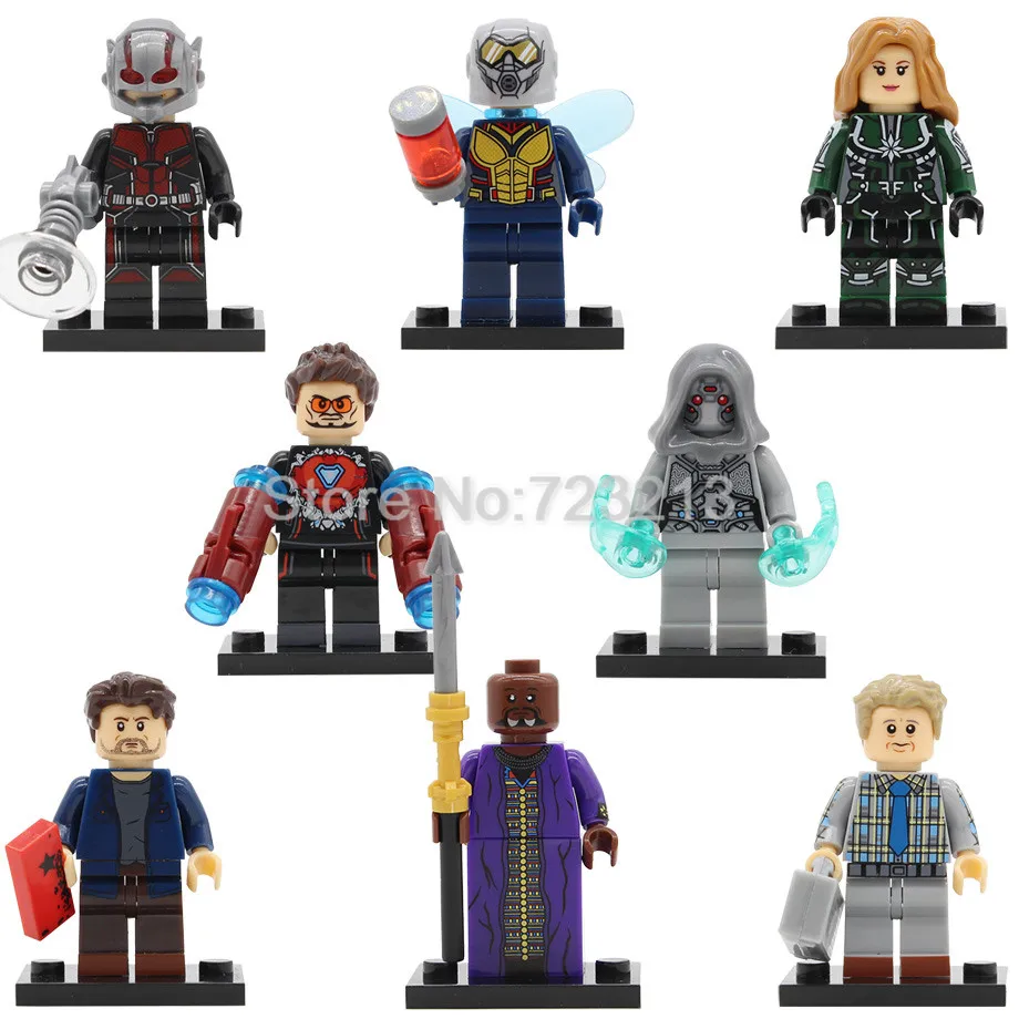 

Marvel Super Hero Ant Man Figure Zuri Baron Zemo Erik Selving Wasp Captain Marvel Ghost Building Block Models Bricks Kits Toys