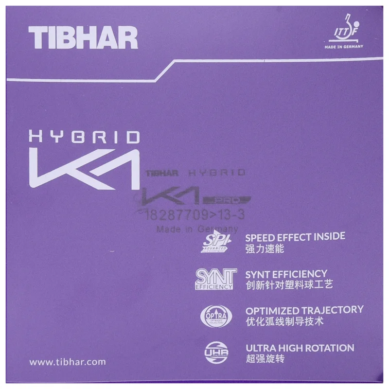 Tibhar Высококачественная гибридная губка для настольного тенниса Pro K1