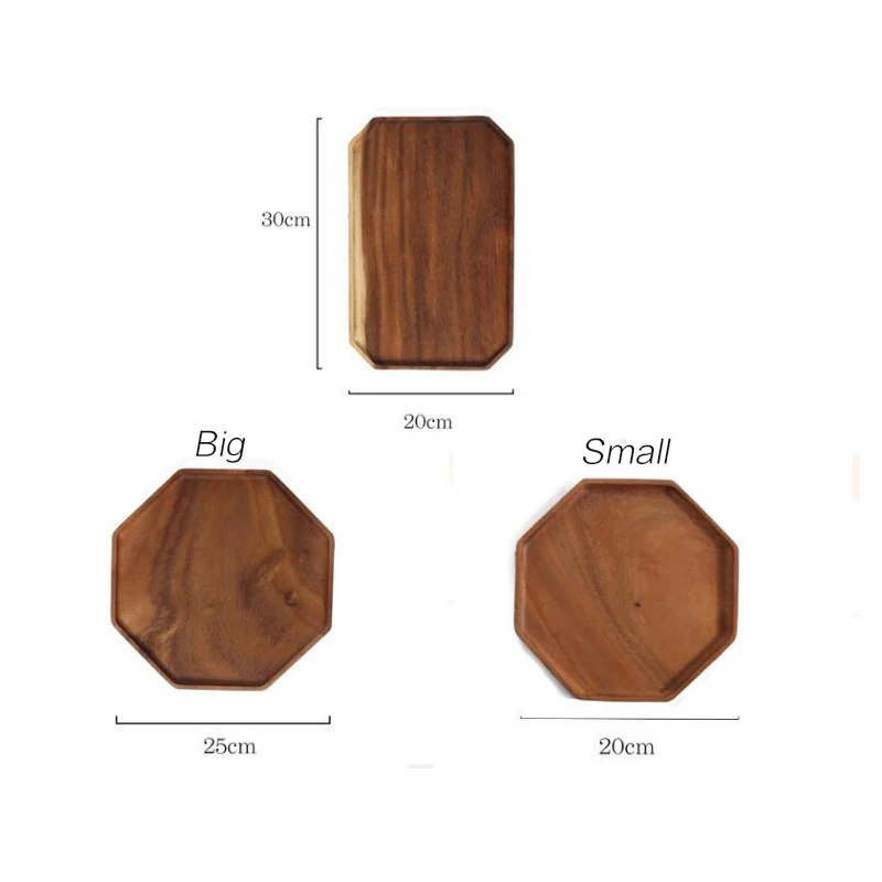 RSCHEF 1 шт. неправильный деревянный поднос мебель фруктовый поднос креативный твердый деревянный поднос тарелки