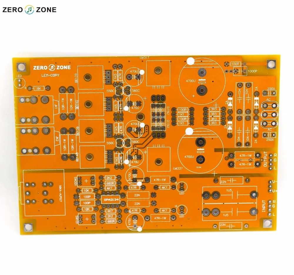 GZLOZONE LEM-копия наушников печатная плата усилителя мощности- клон Lehmann Linea