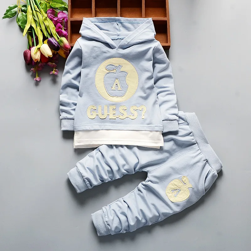 

Toddler Boys Clothes 2017 Spring Autumn Long Sleeved Hooded Hoodies + Pants Christmas Outfits Kids Bebes Jogging Suits Tracksui