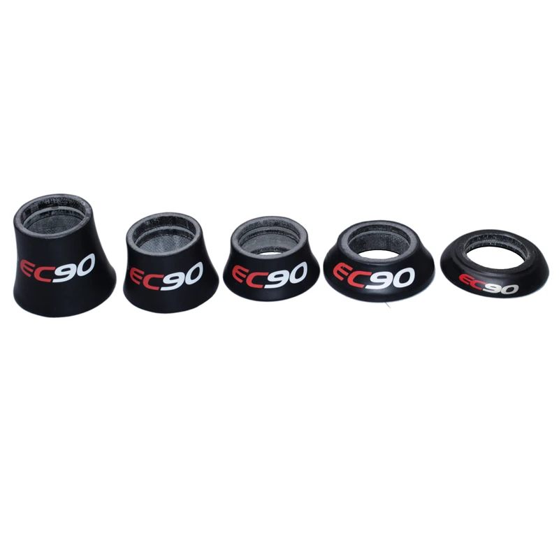 buy EC90 carbon fiber road bicycle headset carbon mtb bike parts bicycle fork bowl in September conical taper washer 1 1 8