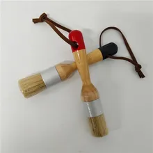 3 шт. щетка для чистки Мел восковая Щетина Щетка для воска комбинированная круглая деталь кисти использовать со всеми видами меловой краски