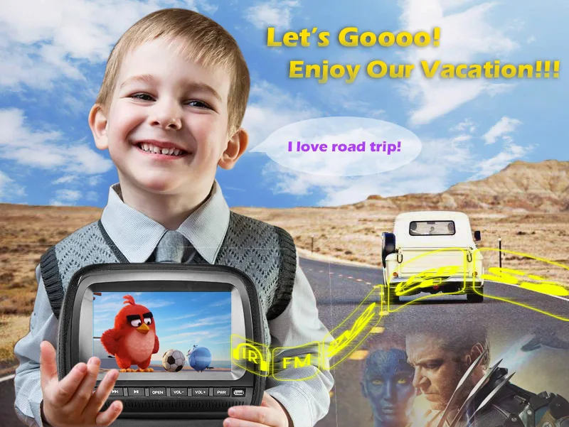 Best 2 Pieces 9 inch Grey Car Headrest Monitor For Car DVD Player headphones Monitor Leather Cover Video Games USB/SD/FM/Speaker 10 Best 2 Pieces 9 inch Grey Car Headrest Monitor For Car DVD Player headphones Monitor Leather Cover Video Games USB/SD/FM/Speaker 10