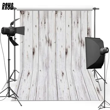 

DAWNKNOW Plank Wall Vinyl Photography Background For Floor Kids New Fabric Polyester Backdrop For Wedding Photo Studio Floor616