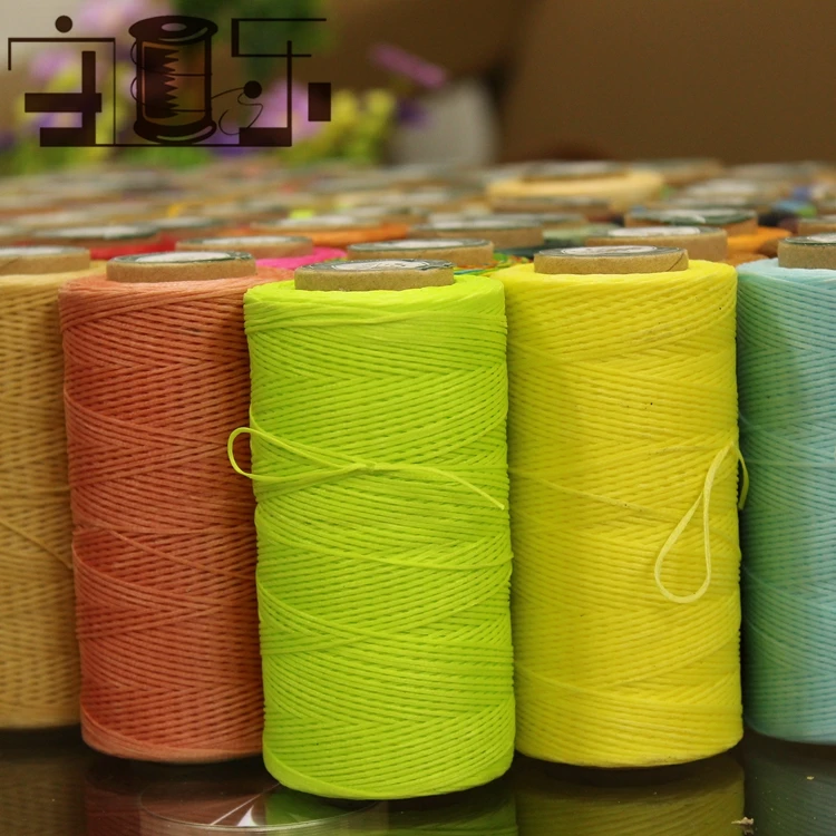 75colors 150D/16 0.8mm Leather hand stitched sewing thread Polyester