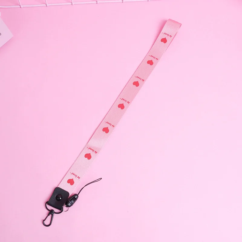 Модный длинный короткий веревочный ремешок держатель для карт персонализированный креативный милый кулон цепочка для женщин держатель для телефона чехол для карт шейный ремень