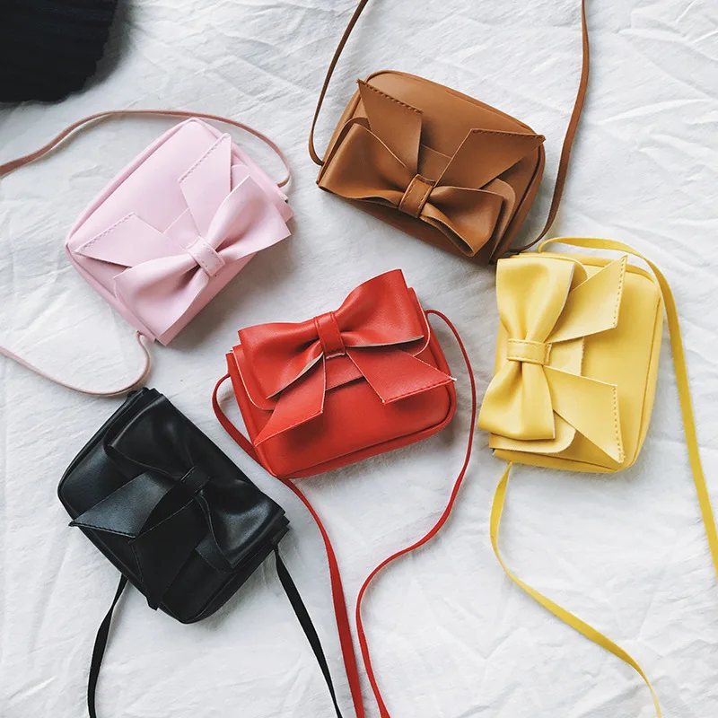 

Christmas Girl Coin Purse and Handbag Children Wallet Kawaii PU Leather Bow Shoulder Bag Baby Boy Messenger Bag
