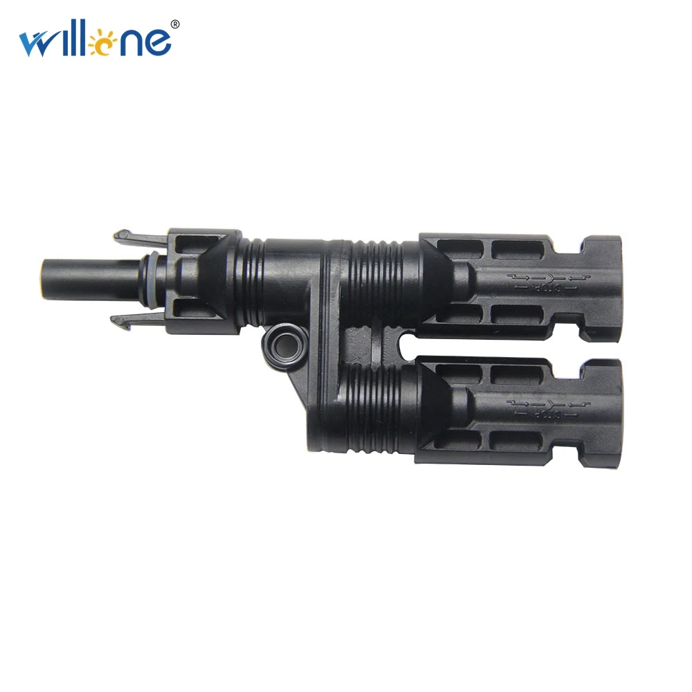 Conector de Energia Willone Frete Grátis t Conector Ramo Solar Mc4 2 Par 14 Willone MC4 2 par Frete grátis T