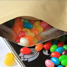 11 см x 18,5 см* 0,14 мм+ 3 см, 100p. крышкой Молния Закрывающимися на молнии печать корабля бумажный, само-запечатанном пакете, Чай мешок, стоящий мешок