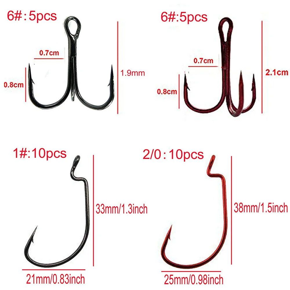 150Pcs/Box Fishing Accessories Kit Including Jig Head Hooks Rings Sinker Swivel Snaps Beads Fishing Tackle Kit Box