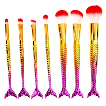 

7Pcs Professional Makeup Brushes Face Base Powder Foundation Blush Eye Shadow Concealer Highlighting Cosmetic Brush