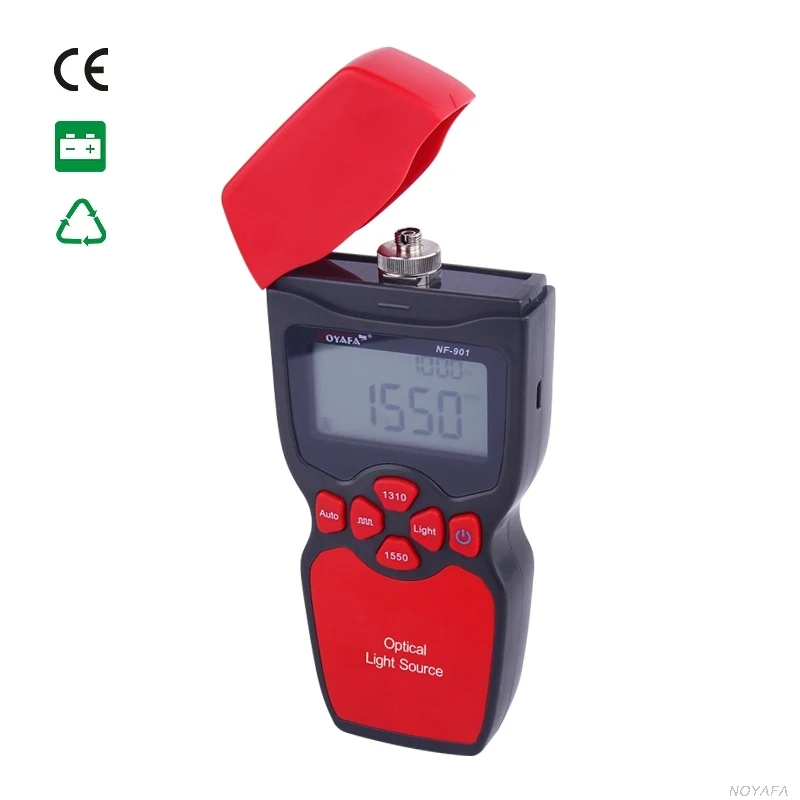 

New NOYAFA NF-901 Optical Light Source Optical Fiber Tester or Optical Power Meter Tester Visual Fault Locator Optic multimeters