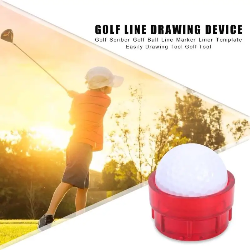 360 градусов Гольф Scriber мяч для гольфа маркер линии лайнер шаблон для рисования инструмент