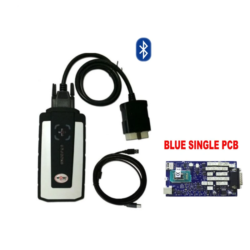 

5pcs!! quality A+blue single relay with keygen 2017 SNOOPER WOW Bluetooth v5.008 R2 version and 2015.R3/2016.00 vd tcs cdp pro