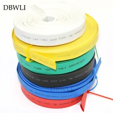 Tubos termo retráteis de 10, tubos termo encolhidos de metro/lote, 7mm, 8mm, 10mm, vermelho, azul, verde, branco, transparente, preto e cor heatshrink manga de tubulação