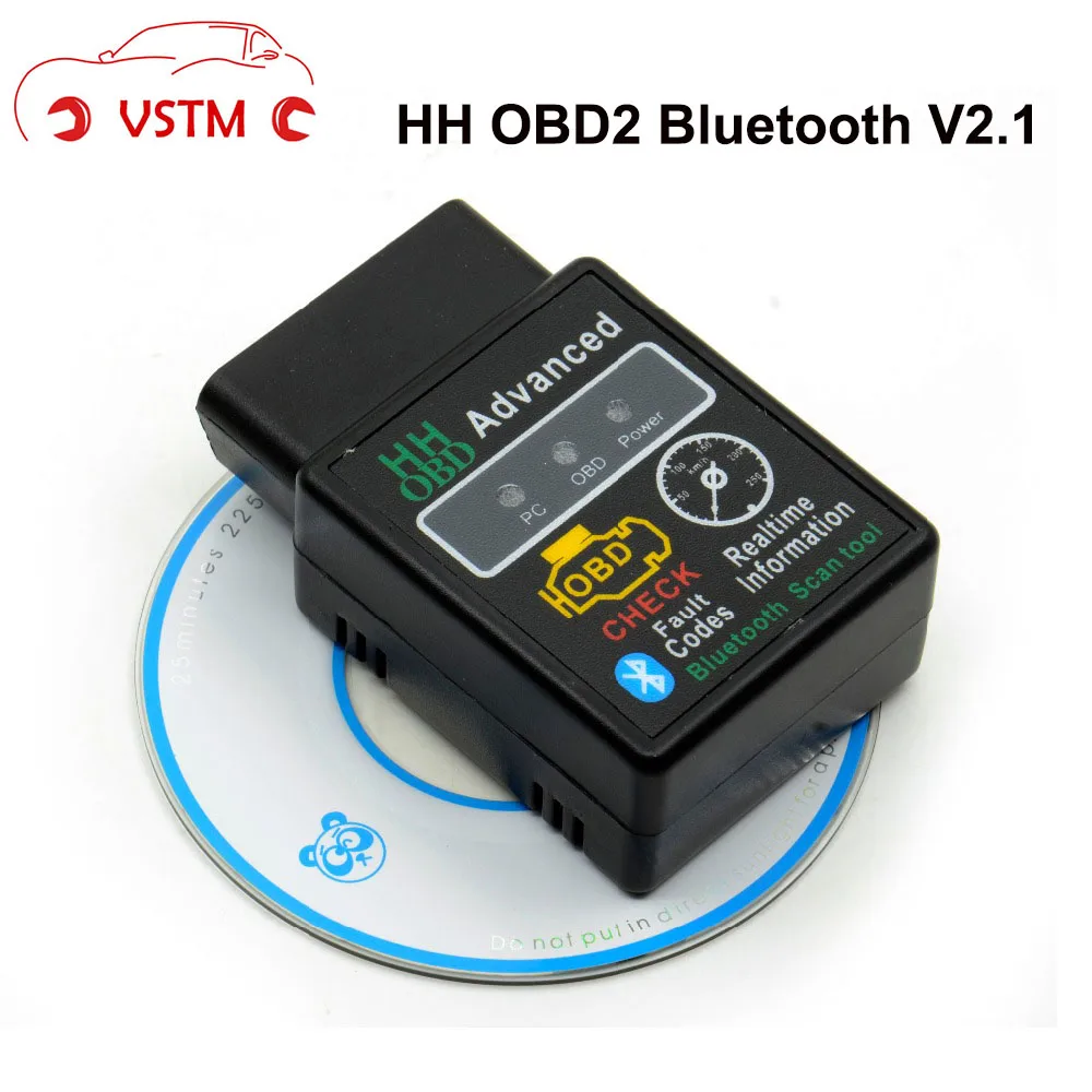

VSTM HHOBD Torque Android Bluetooth OBD2 Wireless CAN BUS Scanner Interface Adapter Live Data Code Scanning Tool
