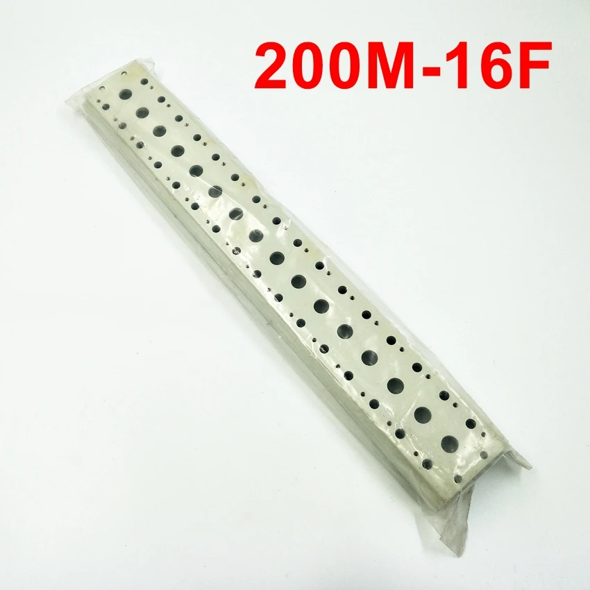 

200M-16F Solenoid Valve Manifold With Screws & Rubber 8 Station Base Board 4V210/ 4A210