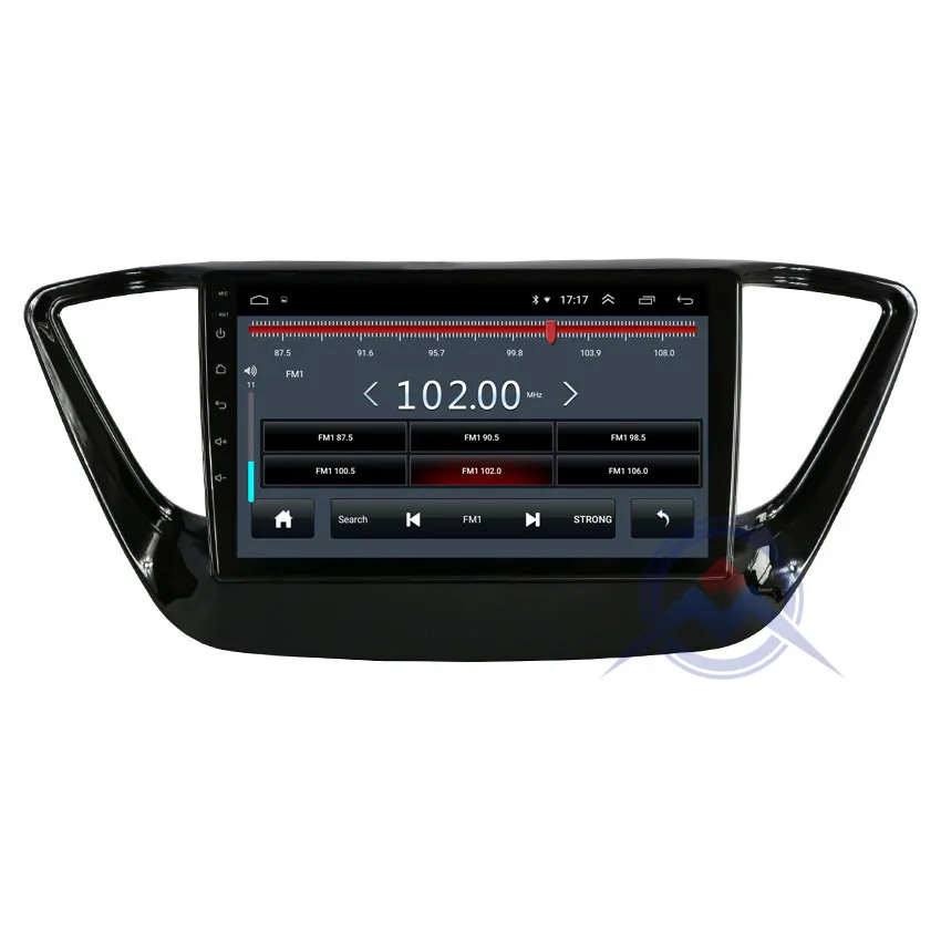 Flash Deal ZOHANAVI 2.5D IPS Android Car DVD Multimedia Player GPS For Hyundai Verna Solaris 2017 2018 audio radio stereo navigation 1