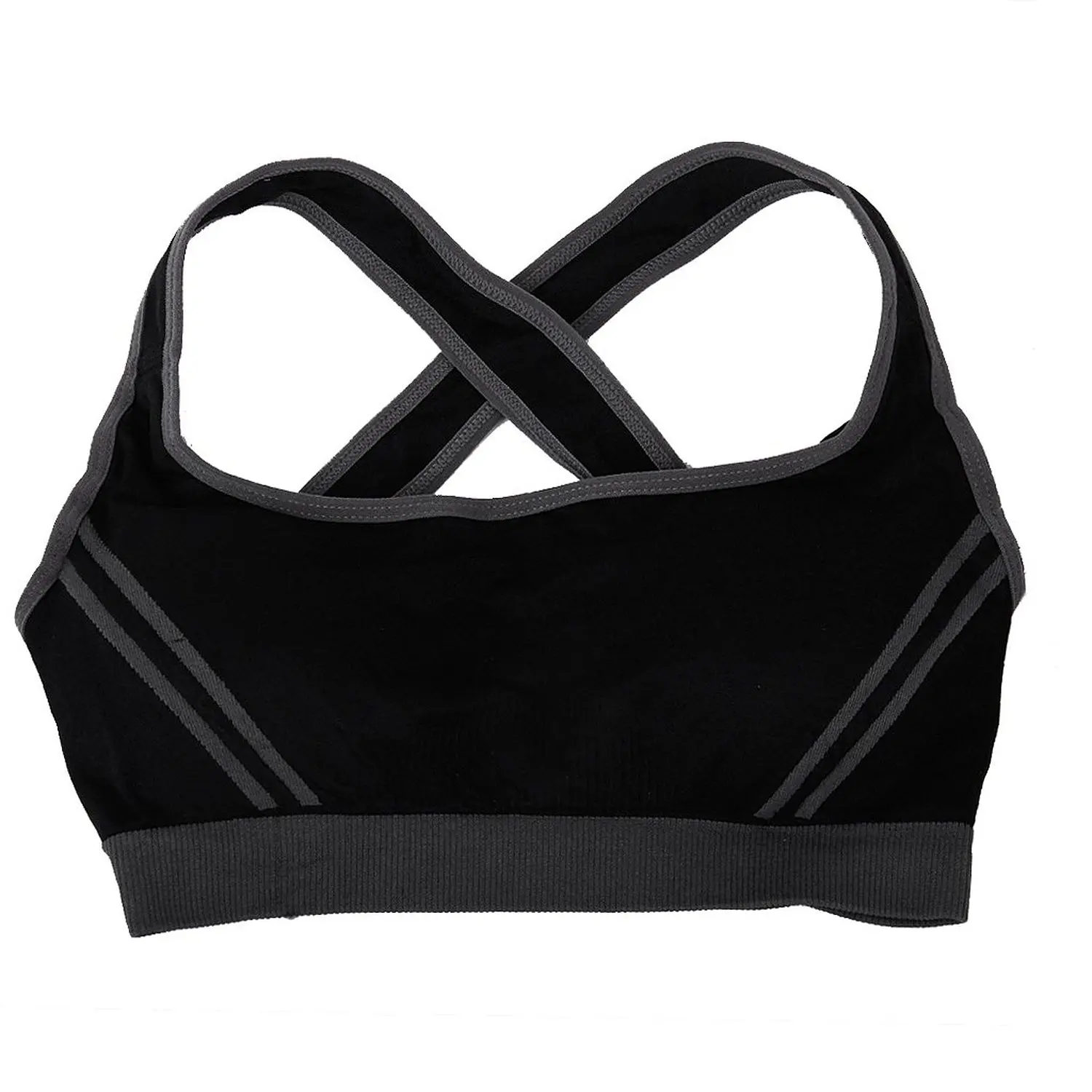 Women s Seamless Padded font b Sports b font font b Bra b font Crop Top