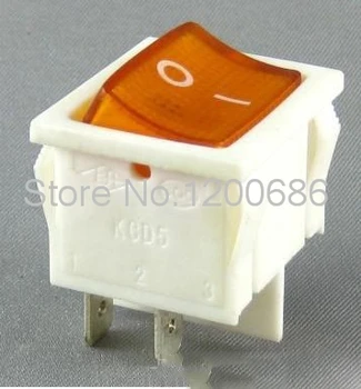 

ship switch KCD5 21N 4-pin power switch white shell yellow light