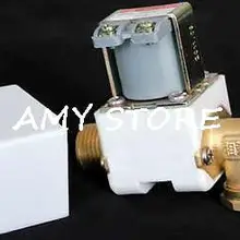 Электрический электромагнитный клапан для воды Воздух N/C 1/" резьба BSPP нормально закрытый 12VDC