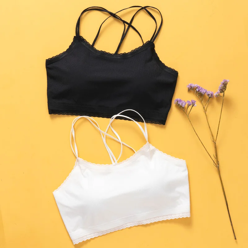 

Strapless underwear women anti-walking beauty back style strap no steel ring with chest pad bottom strap vest women