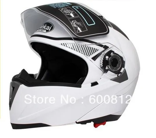 

2016 New JIEKAI 105 Motocross undrape face Motorcycle Helmet Moto Racing knight ABS Motorbike Riding helmet white Color