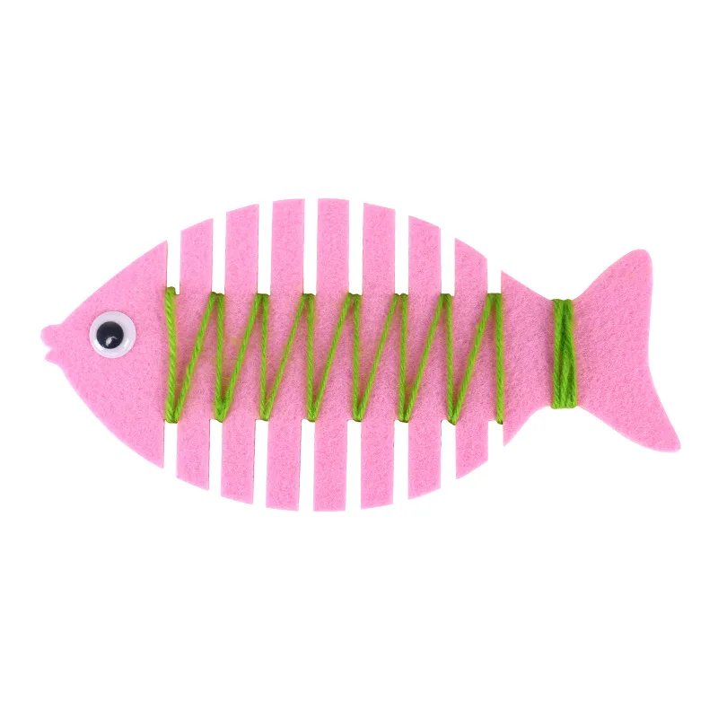 Kindergarten Wrapped Threading Wear Line Fish Manual Game Puzzle Early Learning Education Toys Montessori Teaching Aids Math Toy Kindergarten Wrapped Threading Wear Line Fish Manual Game Puzzle Early Learning Education Toys Montessori Teaching Aids Math Toy