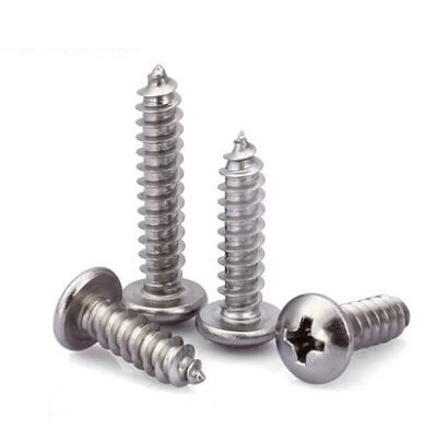 500Pcs M1 M1.2 M1.4 M1.7 M2 Viti Autofilettanti In Acciaio Inox 304 A Testa Tonda