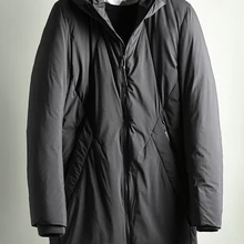 Новое поступление, мужское пальто на утином пуху с капюшоном, шапка, теплые парки, куртка для мужчин, черный цвет, большие размеры xxxl, 2xl, 3xl