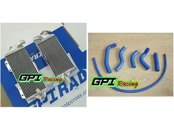 

Aluminum radiator+BLUE HOSE FOR KAWASAKI KX500 KX 500 88 89 90 91-04 2003 2002 2004