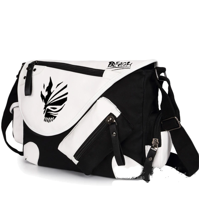 Bleach Ichigo Kurosaki Cartoon Animation Cosplay Messenger Bag Unisex Students Travel Crossbody Bags Schoolbag