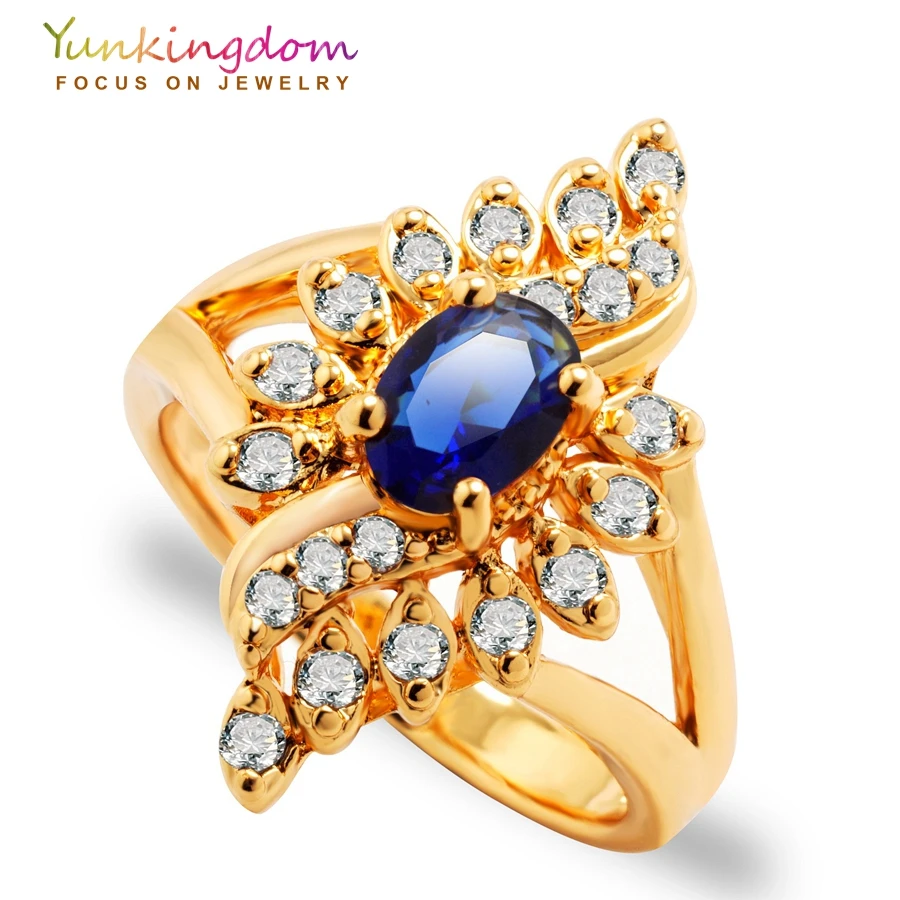 yunkingdom unique design wedding rings for women jewellery zircon crystal jewelry gold color anniversary ring 5 - Wholesale Wedding Rings yunkingdom unique design wedding rings for women jewellery zircon crystal jewelry gold color anniversary ring 5 - Wholesale Wedding Rings