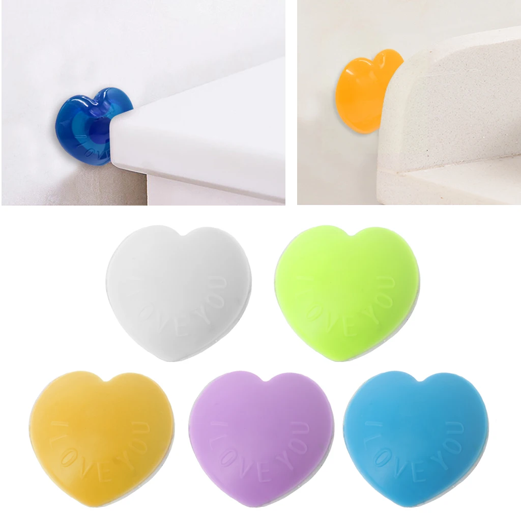 

Anti-Collision Heart shape Door Handle Bumper Wall Protection Self Adhesive Guard Stoppers
