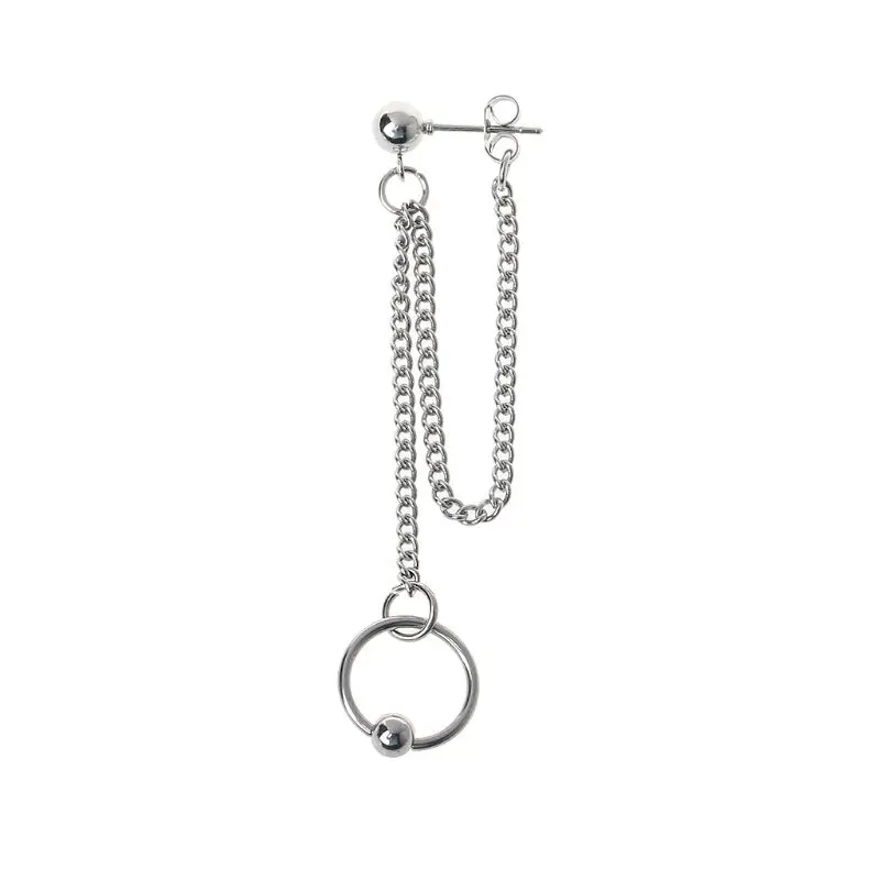 Bangtan Boys Cross Leaf Pendant Earring - Image 4