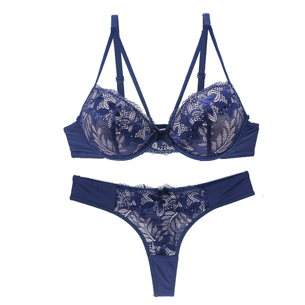 

Jaycosin clothes Woman Fashionable bra set Brassieres Steel Ring Bra Set Ladies Gather Lace Bra Underwear