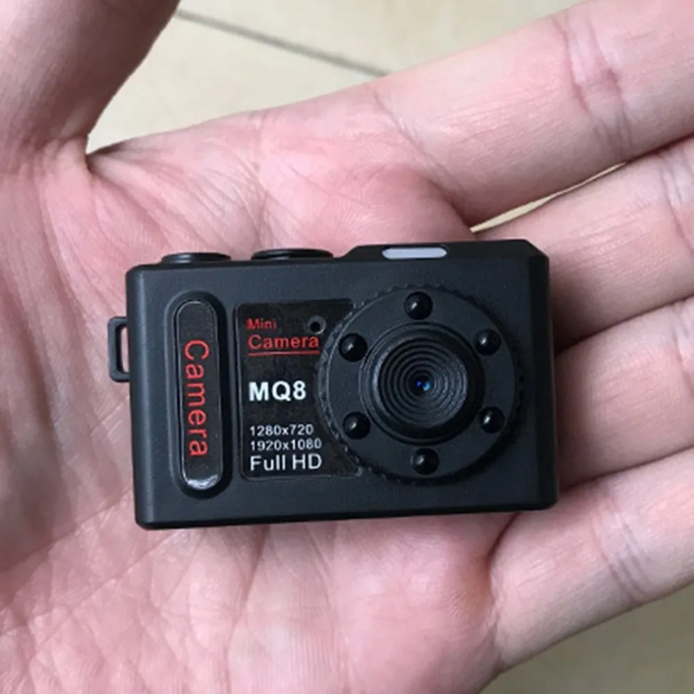 

MQ8 HD 1080P Mini Camera Infrared Night Vision Portable Small Camera Mini DVR Digital Video Recorder