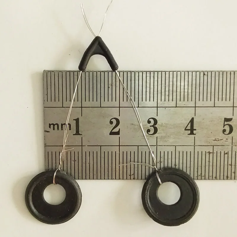 

50pcs New Double Hooks Contactor Device Fishing Line Bifurcation Eight Type Strand Fork Splitter Space Bean Line Swivel Tool JC