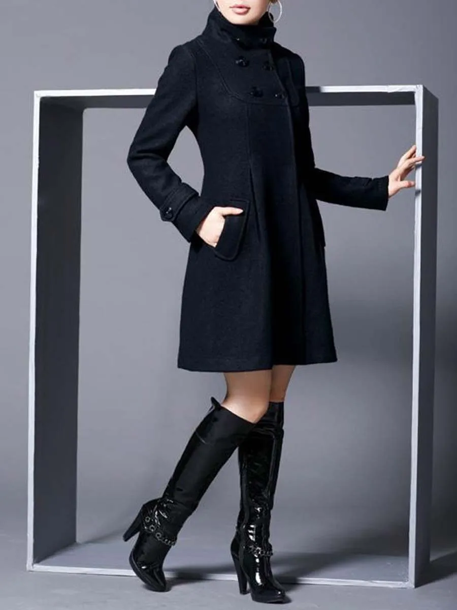 Zogaa, Брендовое новое зимнее пальто, женское, длинное, с капюшоном, шерстяное пальто, теплое, Бубль, Женская куртка, плащ-ветровка для женщин