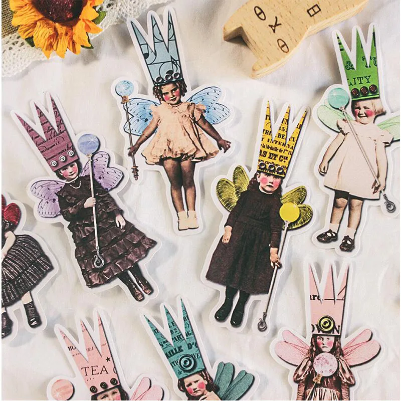 Винтажные наклейки с надписями kawaii Kids DIY альбом для скрапбукинга журнал