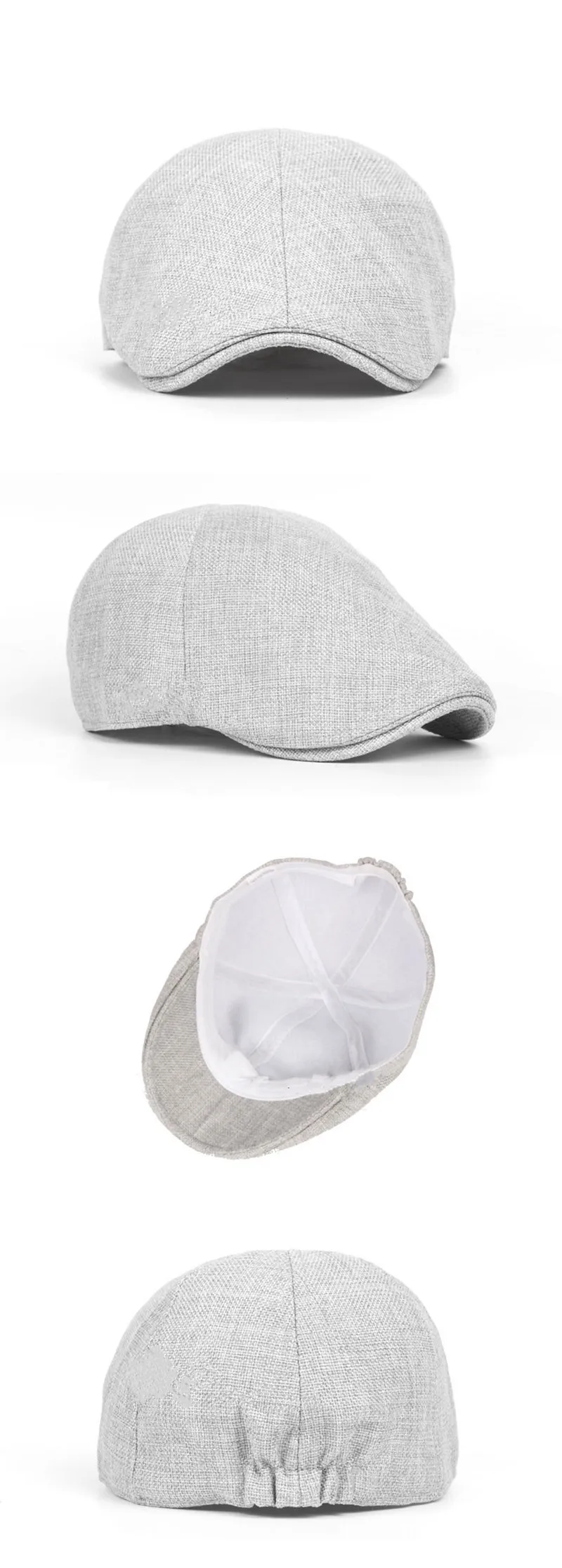 XdanqinX Summer Retro Men's Cap Ultra-thin Breathable Berets For Men Women Elegant Women's Flat Caps Beret Ladies Couple Hat New
