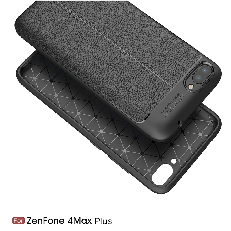 Litchi silicone case for Asus Zenfone 4 Max plus zc554kl (2)